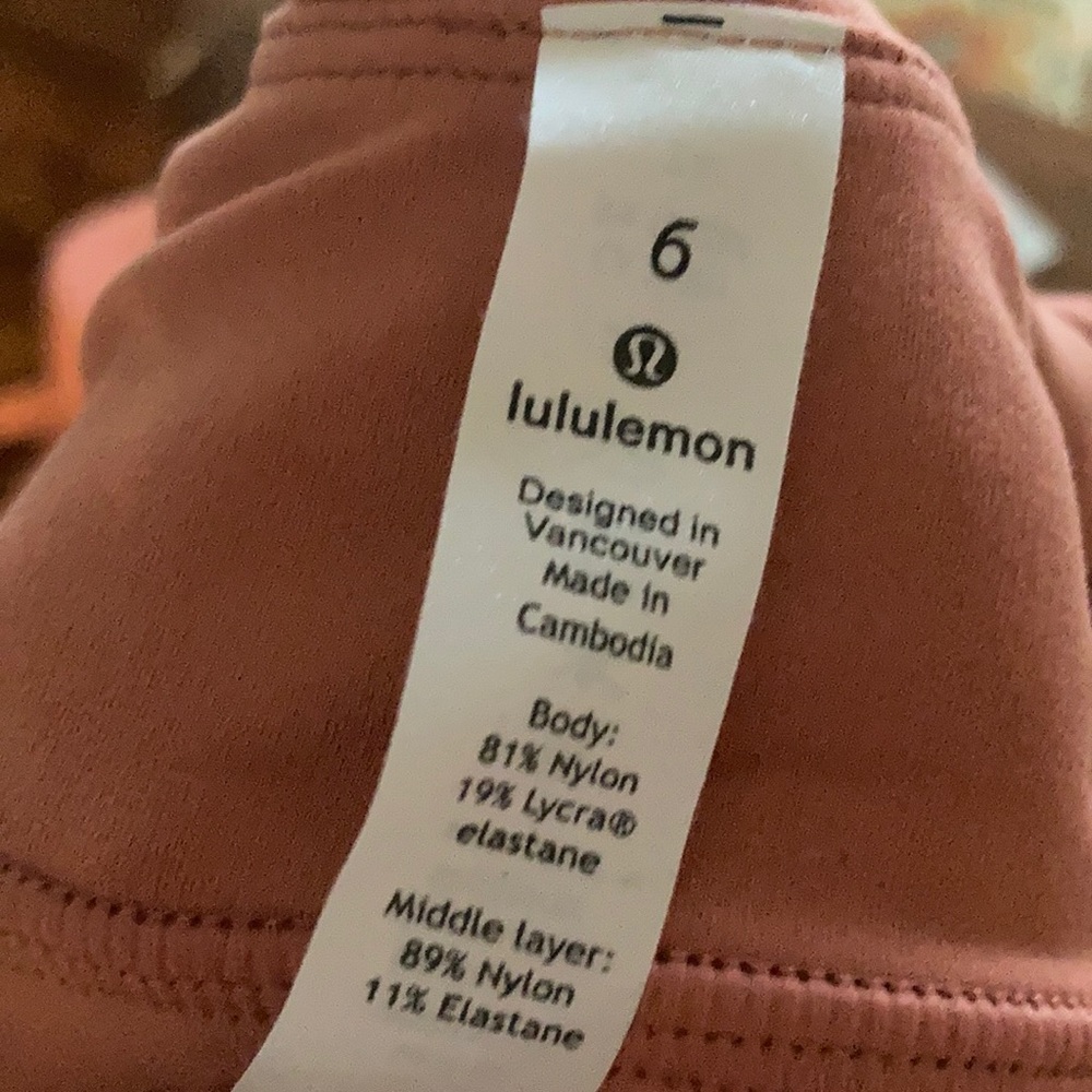 **LAST CHANCE** LULU Align Tank Rustic Coral NWT - Picture 8 of 9